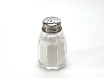 Are you pouring on too much salt?