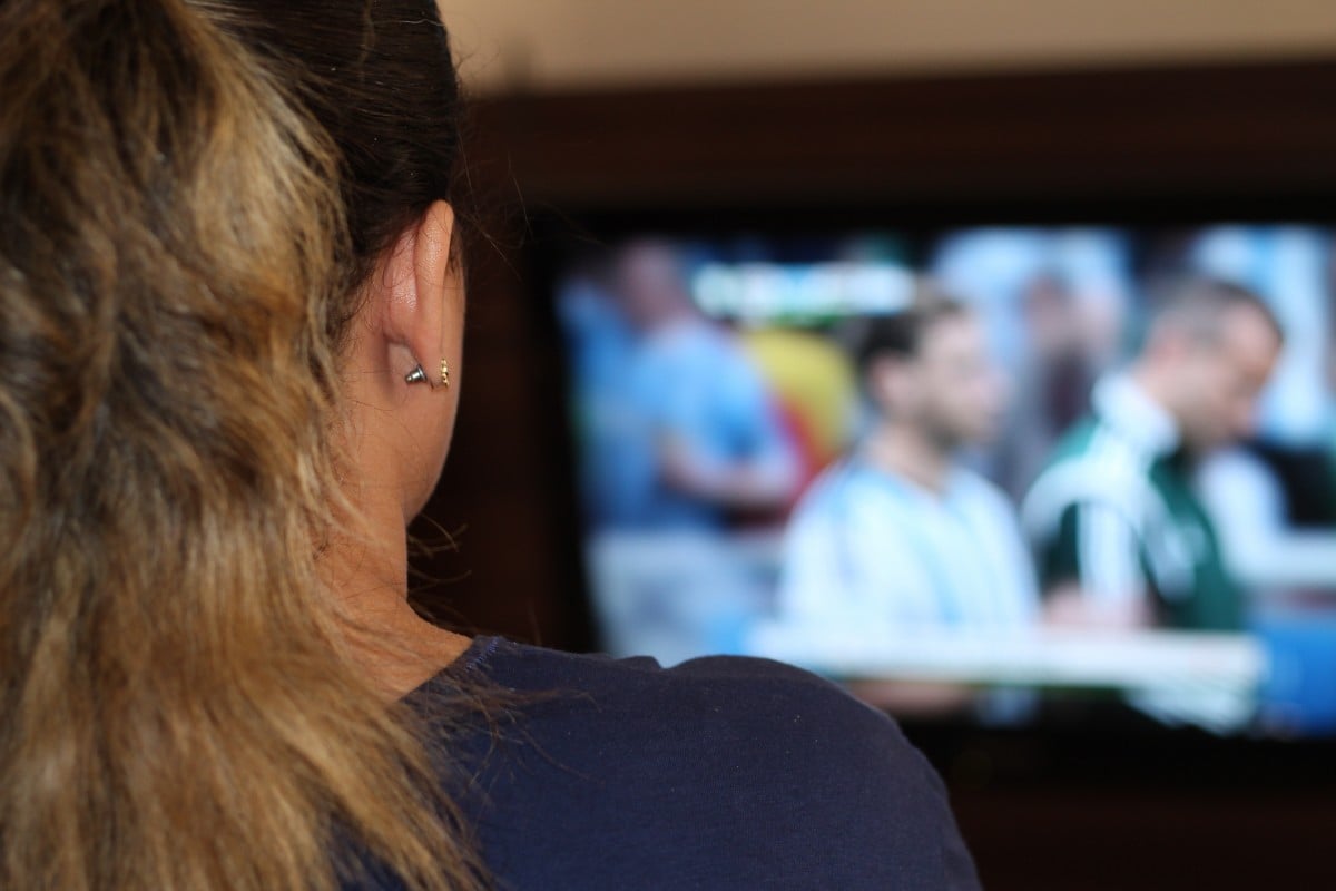 Stay active while watching sports on TV.