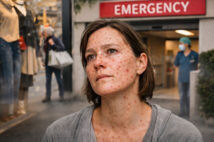 Measles, shopping, and emergency