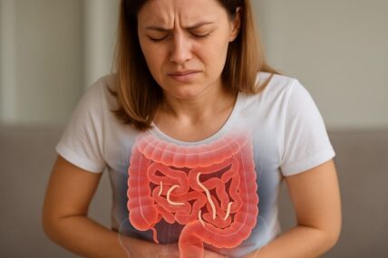 Tapeworms in gut