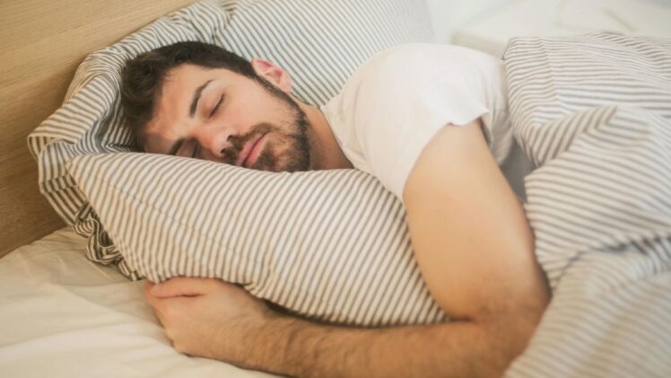 Man sleeping.