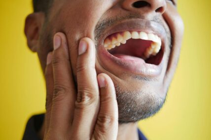 Man with mouth open.