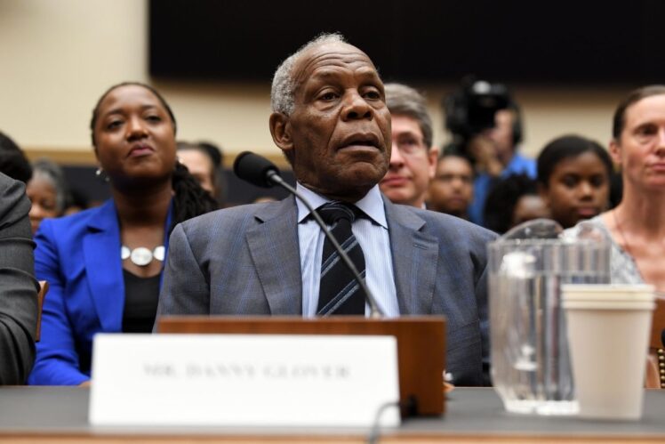Actor Danny Glover testifies at a hearing in front of the House Judiciary Subcommittee